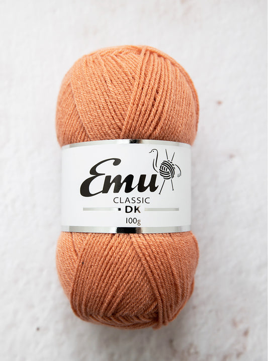 Coral fade Emu Double Knit