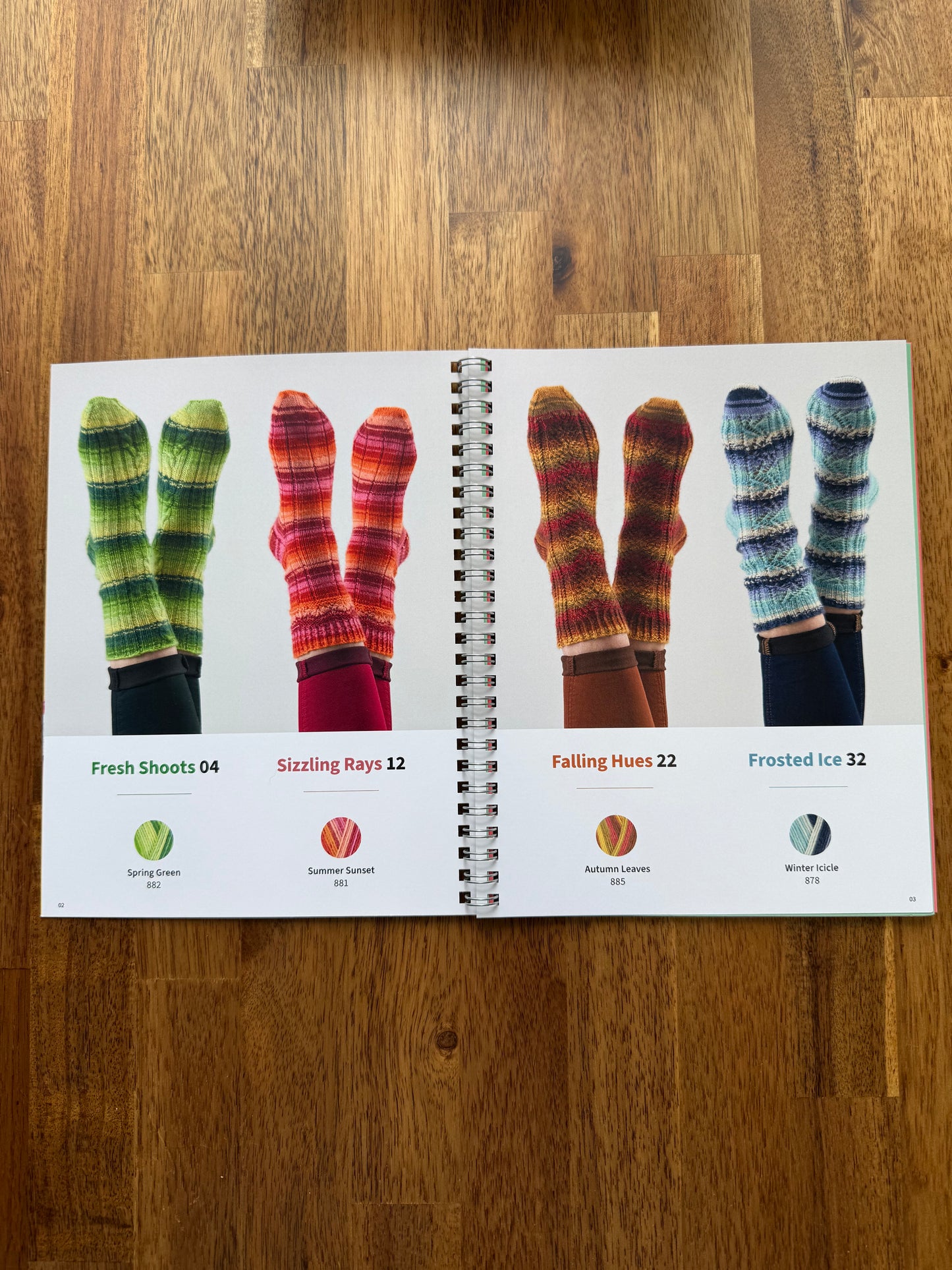 West Yorkshire Spinners, Winwick Mum Seasons Sock Pattern Book