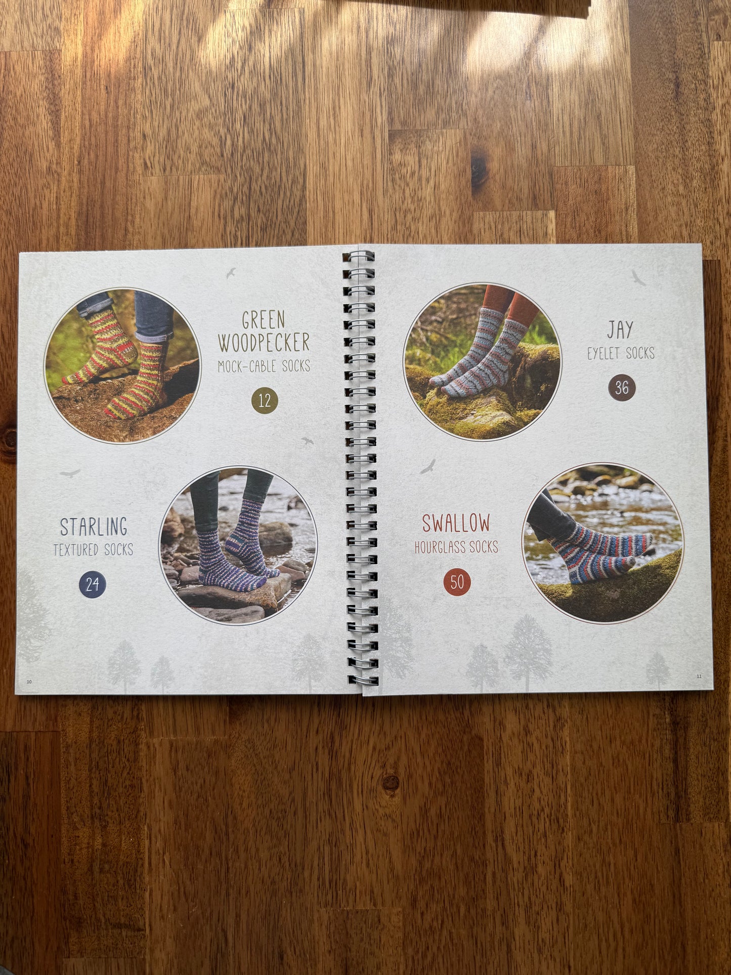 West Yorkshire Spinners Along the Riverbank Sock Knitting Pattern Book