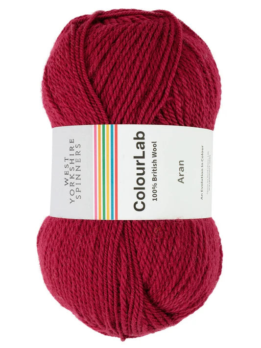Ruby Red Colourlab Aran