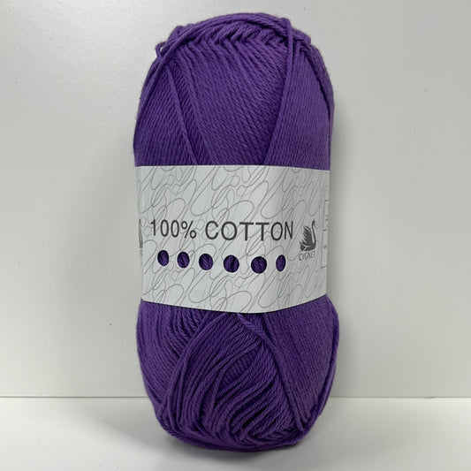 Smokey Purple Cygnet 100% Cotton