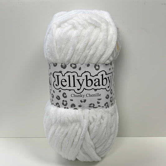 White Jellybaby Chenille