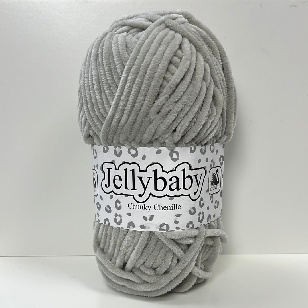 Pearl grey Jellybaby Chenille