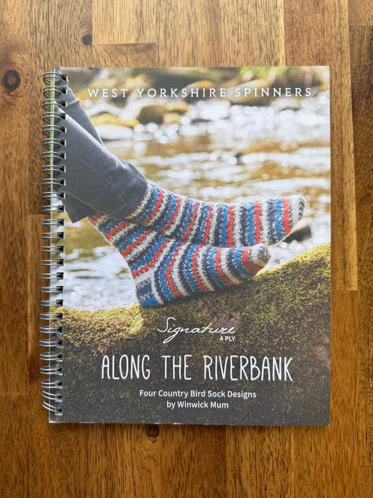 West Yorkshire Spinners Along the Riverbank Sock Knitting Pattern Book