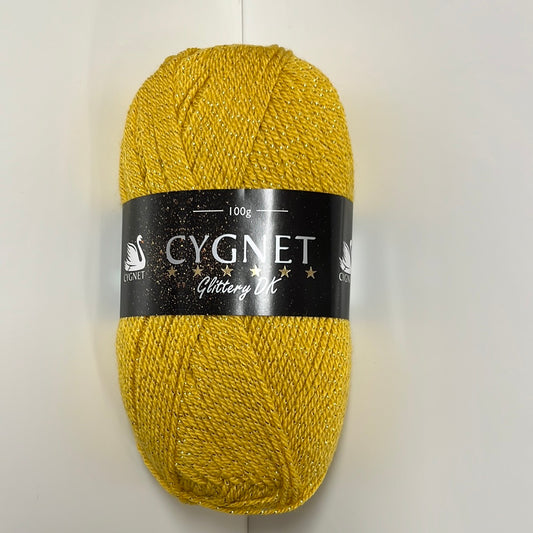 Golden rings Cygnet glittery DK