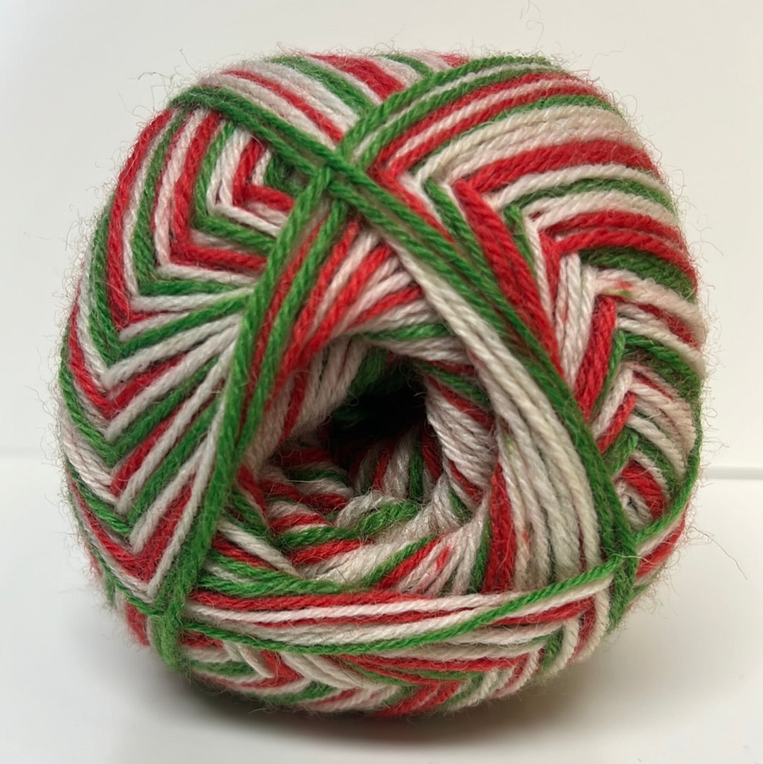 Candy cane signature 4ply