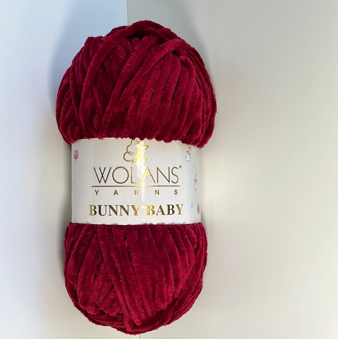 Burgundy 20  Bunny Baby