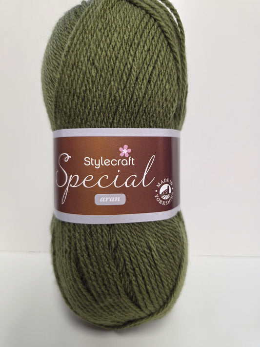 Khaki Stylecraft special Aran