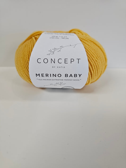 Signal yellow 153 baby Merino