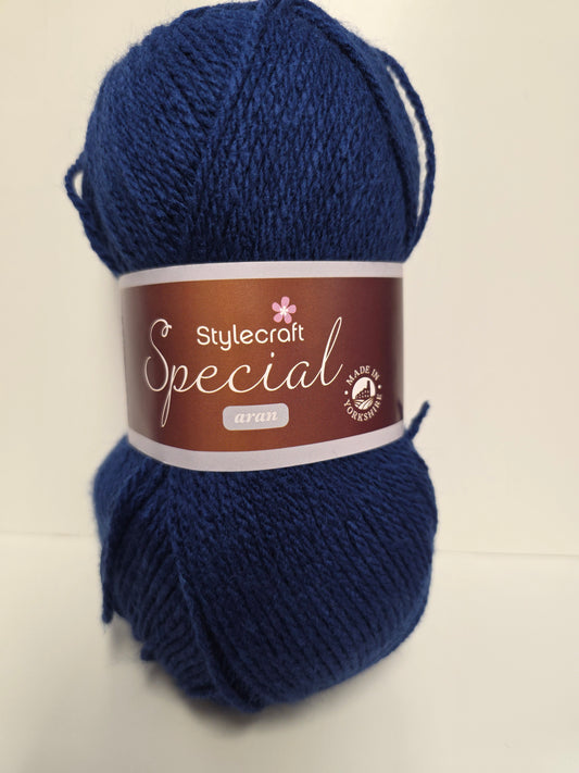 French navy Stylecraft special Aran