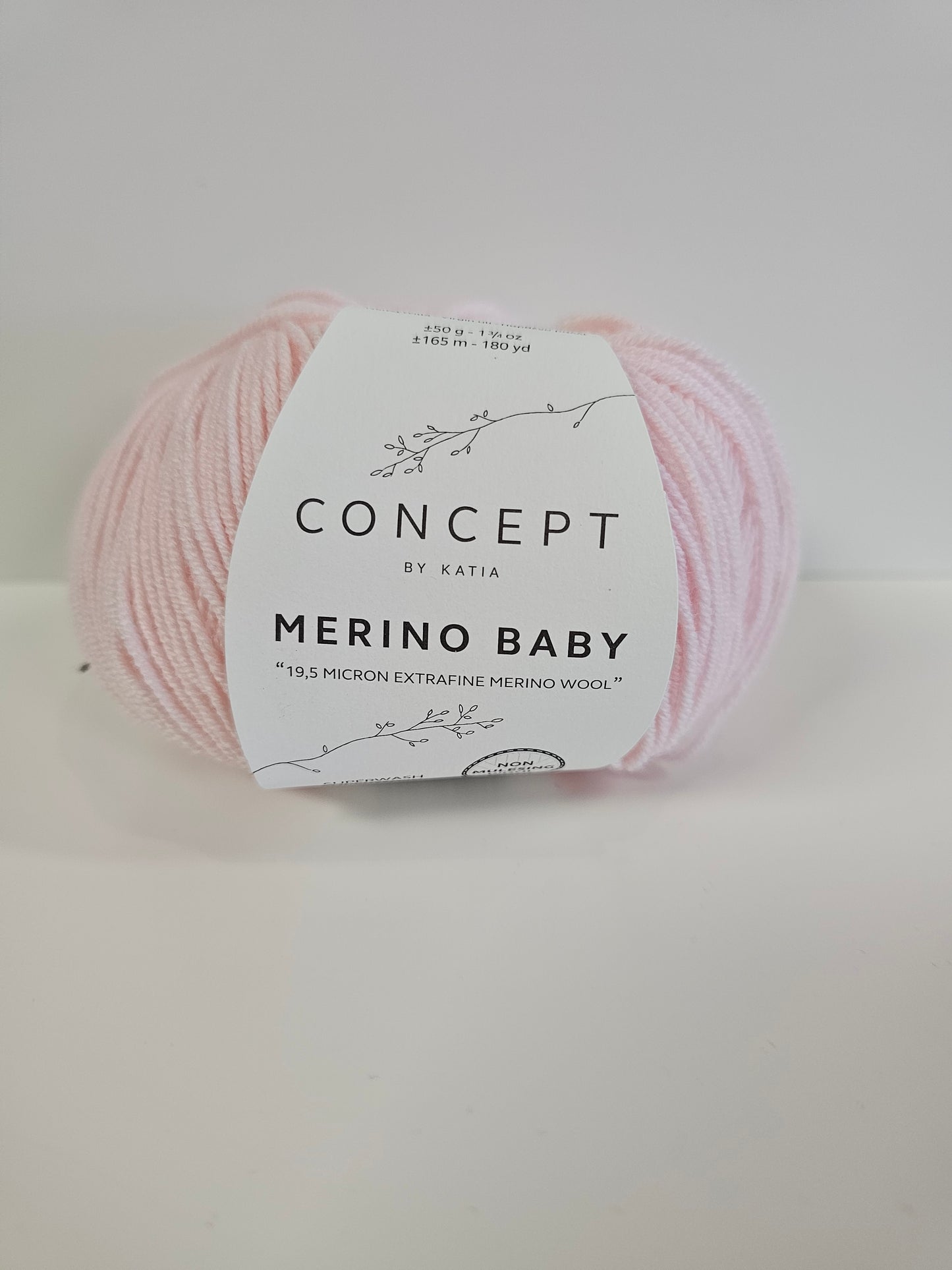 Very light rose 7 baby Merino