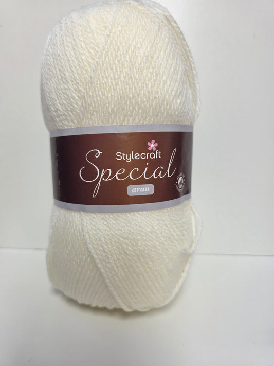 Cream Stylecraft special Aran