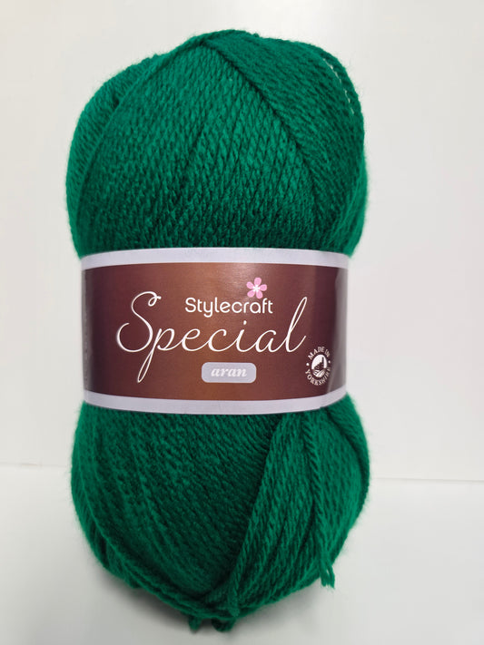 Green Stylecraft special Aran