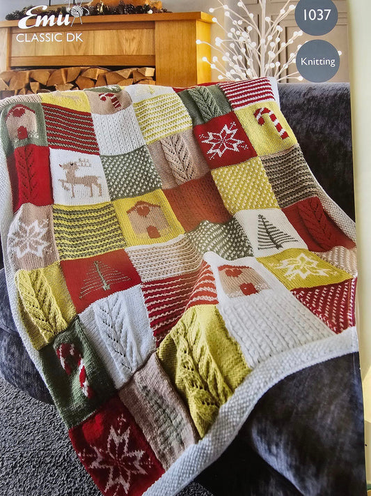 Classic Christmas blanket kit (knitting)